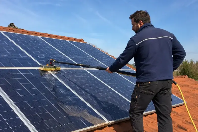 Nettoyage et entretien de panneaux solaires à Simandres